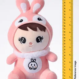 Babyhug Bunny Soft Plush Candy Doll Baby Pink - Height 30 cm image 4