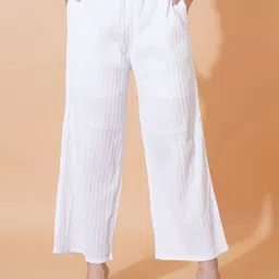 LECOWAR Women Comfort Regular Fit Mid-Rise Trousers-picture-21