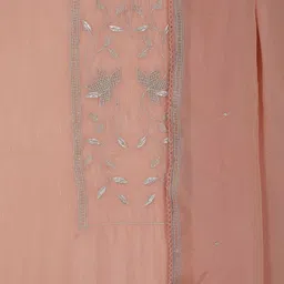 Taneira Embroidered Organza Unstitched Dress Material image 2