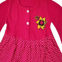 KidzzCart Polka Dot Print Fit & Flare Dress image 2