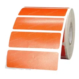 Tudko 60x20 mm 80 GSM 1 UP Self Adhesive Paper Label Orange image 3