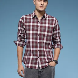 HERE&NOW Checked Casual Shirt image 4