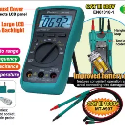 proskit Pro'sKit MT-1232 Auto range Multimeter (AC Voltage Range 4V to 600V)-picture-12
