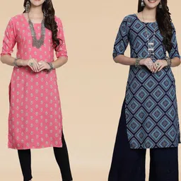 Ethnic basket Women Multi Kurtas-picture-15