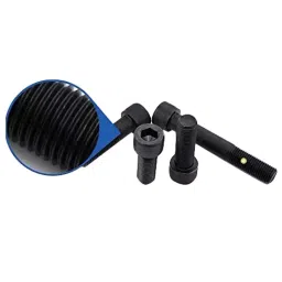 Immech M5x16mm Allen Cap Socket Head Screw Full Thread Bright Finish Machine Thread (Pack of 10) image 3