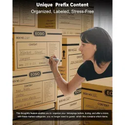 Eosio Corrugated Boxes 5 Ply 18X16X12 inch Size Cardboard Brown (Pack of 8) image 2