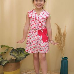 Aj DEZInES Girls Printed Top with Shorts-picture-18