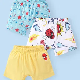Babyhug Marvel 100% Cotton Knit  Briefs With Spider Man Print Pack of 3 - Multicolor-picture-29