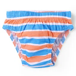 Babyhug 100% Cotton Knit Antibacterial Briefs With Animal Print Pack of 3 - Multicolor image 2