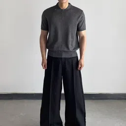 KPOP Men Polo Collar T-shirt image 4