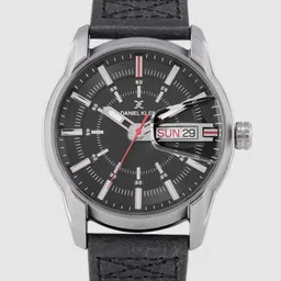 Daniel Klein Men Grey Genuine Leather Analogue Watch DK.1.12316-2-image-71