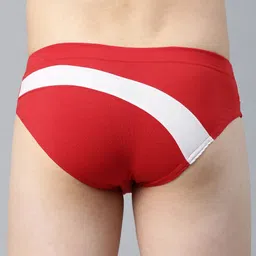 IC4 Men Pack Of 2 Colourblocked Knitted Basic Vogue Briefs 0B-R265P2 image 4