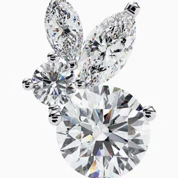 VALANOVA BIS Hallmarked 18K Gold Diamond Studded Earrings 1.67 gm image 5