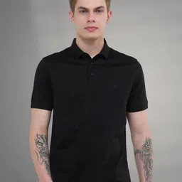 TURMS Men's Anti Odor Moisture Control Mercerized Cotton Jacquard Collar Polo T-Shirt-picture-43