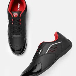 Ducati Men Striped Everyday Sneakers-image-1