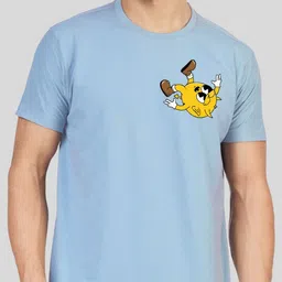 Greylongg Graphic Printed Round Neck Cotton Tshirt image 2