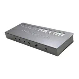 SETMI INDIA HDMI Splitter 1 Input 4 Output Ultra-Slim Supports 4K@30Hz (3840x2160), Silver-picture-10