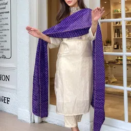 Aaghnya Women Viscose Rayon Printed Kurta Sets-image-25
