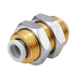 SMC KQ2 Series Bulkhead Union, 2 mm to 2 mm, Tube-to-Tube Connection Style, KQ2E02-00NJ-image-30