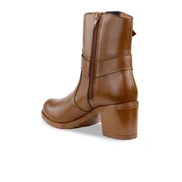 Bxxy PU Work High-Top Block Pumps image 5