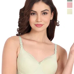 Liigne Women Pack Of 3 Full Coverage Lightly Padded Bra-picture-41