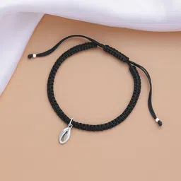 Tweov 925 Sterling Silver Rhodium-Plated Artificial Beaded Anklet-picture-28