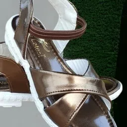 NEW LATEST White Leather Sandals-image-0