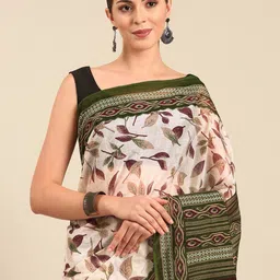 SHANVIKA Floral Print Pure Cotton Saree-picture-15