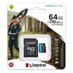 Kingston 64 GB MicroSDXC Micro SD Card, Class 10, SDCG3/64GB image 2