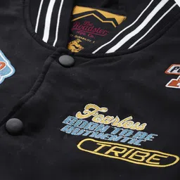 The Roadster Lifestyle Co. Typography Varsity Jacket image 2