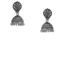 NAMAN ARTS Silver Plated Oxidised Jewellery Set image 3
