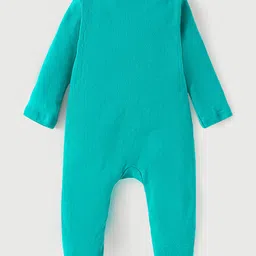 Babyhug Marvel Full Sleeves Sleep Suits with Spiderman Graphics Pack of 3 - Yellow Mint Green & White image 5