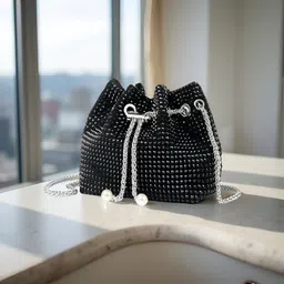 heer collection Women Black Potli-picture-21