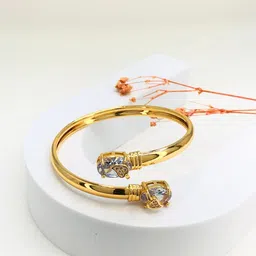 Anouk 18k Gold-Plated American Diamond Kada Bracelet-picture-23