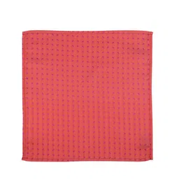 kavove KOVOVE Men Pink Abstract Printed Pocket Square image 4