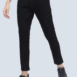 LINARIA Men Classic Regular Fit Mid-RiseStretchable Jeans-picture-30