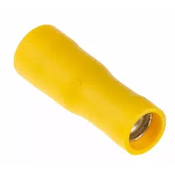RS PRO Insulated Crimp Bullet Connector Brass Female 5 mm Yellow, 534941-picture-32