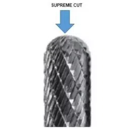 TOTEM 25 X 21 mm S7 Standard Cut, Ball Shape Rotary Burr (FAC0200875) OAL - 69 mm, Shank Dia. - 6 mm image 2