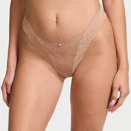 Victoria's Secret Solid Low Rise Lace Bikini Briefs-picture-34