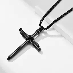 Utkarsh Feather Shaped Pendants with Chains image 4