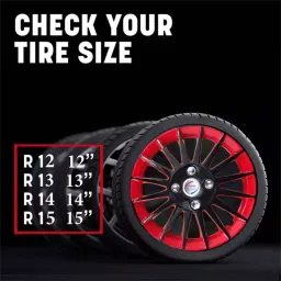 Auto Pearl R12 Press Type With Rentention Ring PT16 Wheel Cover for Maruti Alto 30.56 cm image 2