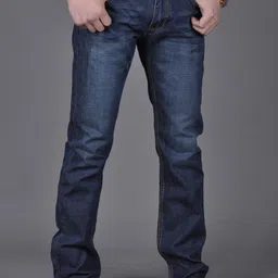 StyleCast Men Regular Fit Mid-Rise Slash Knee Light Fade Stretchable Jeans image 5