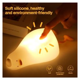 SANJARY Silicone Lamp, Decorative, Night Light for Children Cute Rechargeable Led Silicone Lamp Touch Sensor Dimmable color design may vary-picture-26