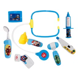 Fiddlerz Doctor Set with Working Stethoscope Playset Medical Accessories Kit Pretend Role Play Toys - Blue image 3
