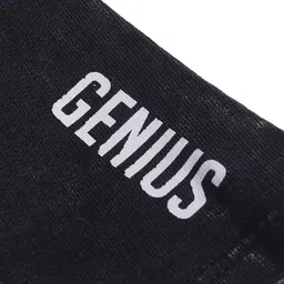 Babyhug Cotton Knit Mid Thigh Length Shorts with Text Print - Black image 3