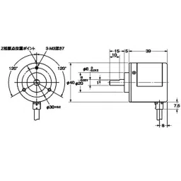 Omron Rotary Encoder Incremental Type, E6B2-CWZ6C 10P/R 0.5M-picture-15