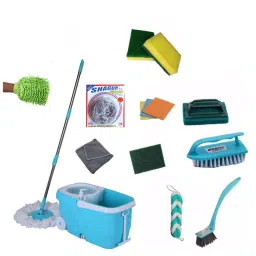 Shagun 9 L Plastic Big Spin Cleaning Mop Set, ShagunCombo8-picture-15