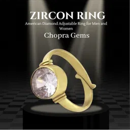 GenZcomplex Gold-Plated Brass Zircon Finger Ring image 2