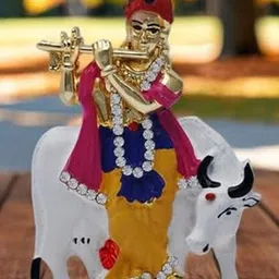 Kulin Metal Lord Krishna Idol image 2