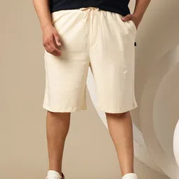Sztori Plus Size Men Mid-Rise Pure Cotton Regular Fit Shorts image 5
